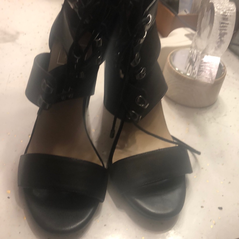 Black heels